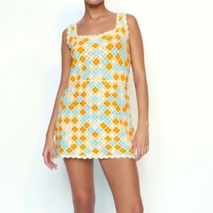 Zara Crochet Mini Dress